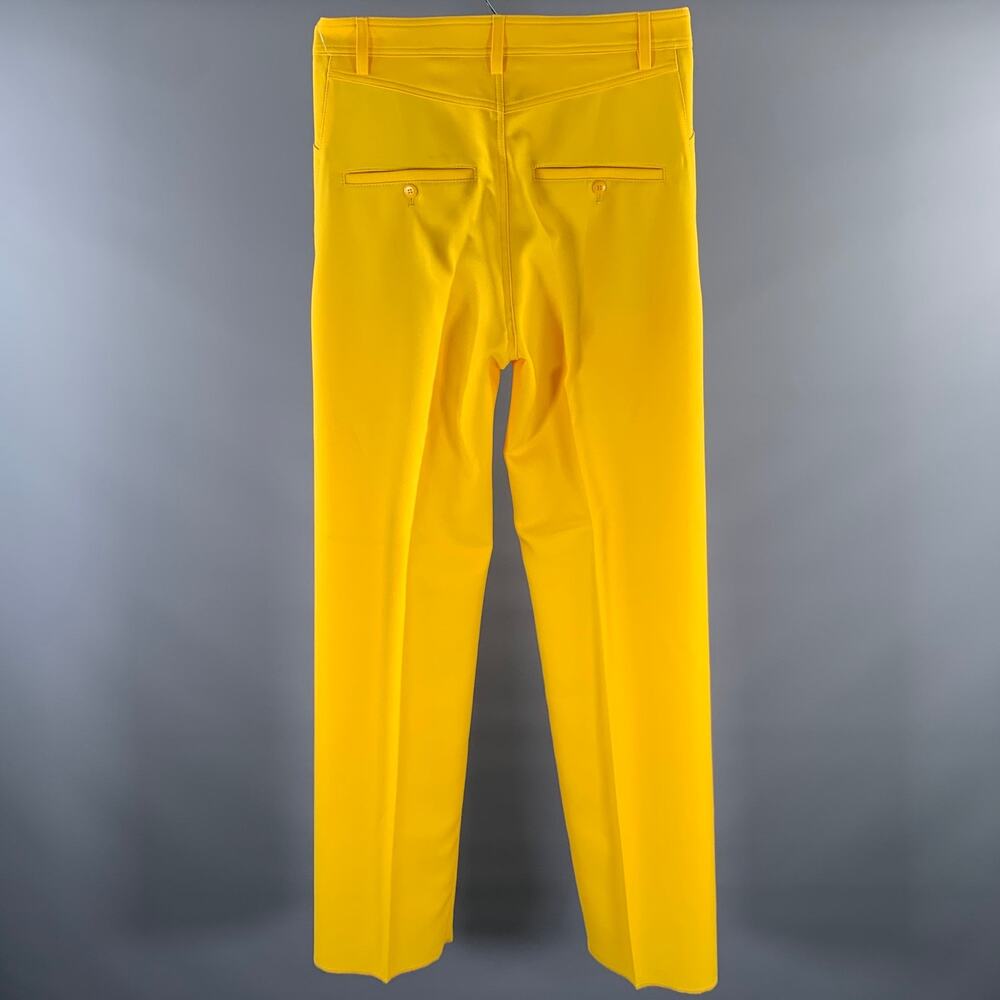 RANDOM IDENTITIES Size 30 Yellow Polyester Casual… - image 3